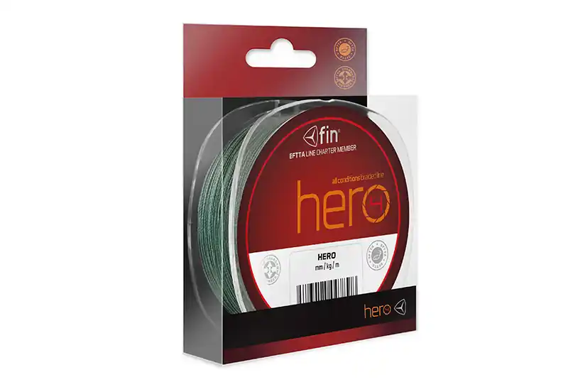 Aanbieding Fin hero / 117m-0,14mm 20lbs fonott zsinór... horgaszwebaruhaz.hu