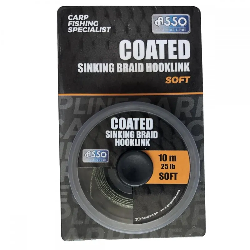 Acsb15 asso coated sinking braid soft monofil előke zsinór 1... horgaszwebaruhaz.hu Lage Prijs