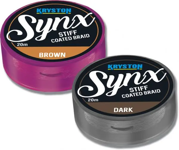 Aanbieding Kryston synx stiff coated 20lbs 20m brown fonott előkezsinór... horgaszwebaruhaz.hu