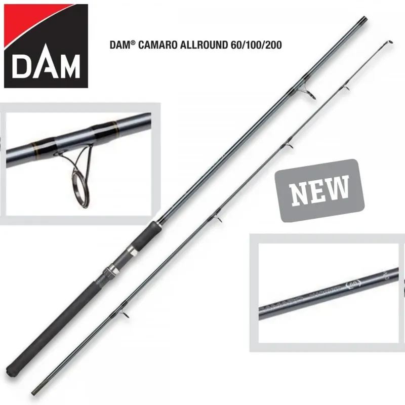 Aanbieding D.A.M CAMARO ALLROUND 50-100G 270 cm csónakos horgászbot SNECI - Horgász webshop és horgászbolt