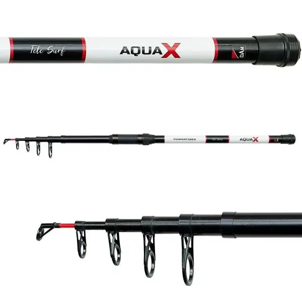 Alleen Vandaag D.A.M AQUA-X TELE SURF 390 cm 100-250G pergető horgászbot SNECI - Horgász webshop és horgászbolt