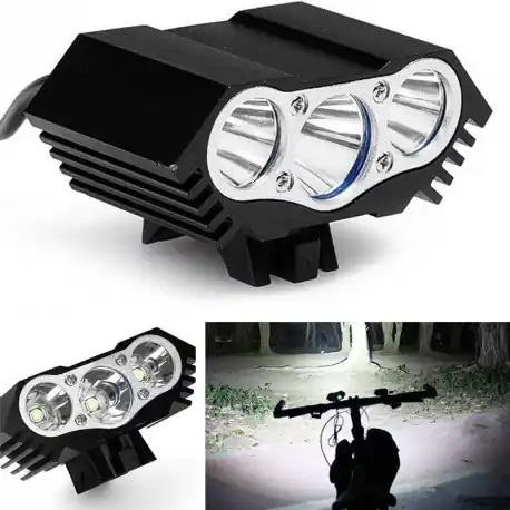 8500Lm Hármas kerékpár lámpa - CREE T6 LED - 4 üzemmóddal Beste Prijs