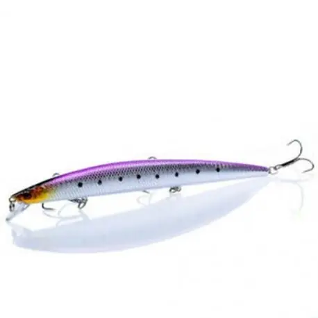 * 10 18cm 3-horgok Horgász csalik Crankbaits horog Minnow csali fogantyú horgászat Laatste Versie